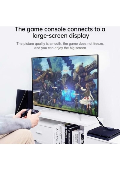 Hdmı To Hdmı + Vga 4671P Monitör Ps4 Çevirici Adaptör Dönüştürücü