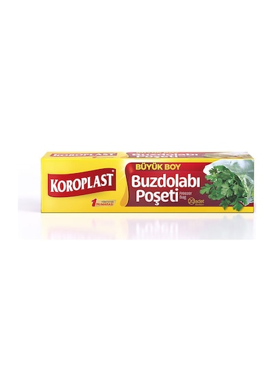 2 Adet Koroplast Buzdolabı Poşeti Büyük 30 45 20 Adet