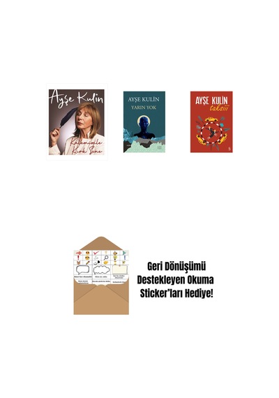 Kalemimle Kırk Sene Ciltli + Yarın Yok + Taksiii + Okuma Sticker'ları