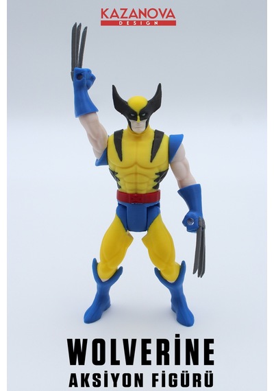 Kazanova Design Wolverine Aksiyon Figürü 14 Cm X-men Marvel Masaüstü Dekoratif Hediyelik