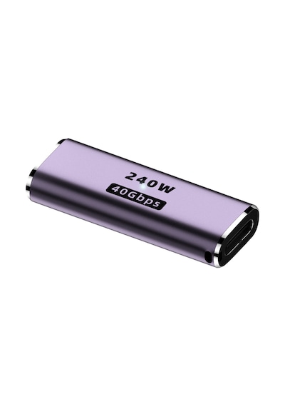 Type-c Dişi - Dişi Şarj Adaptörü, Pd240w 40gb Yüksek Hızlı Şarj Adaptörü