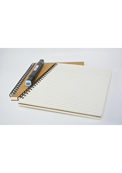 Defter Çizgili Siyah 17x24cm Çok Renkli