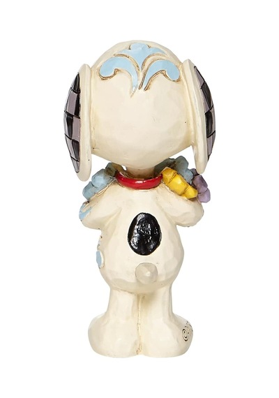 Enesco Peanuts By Jim Shore Snoopy Bahar Çiçekleri Tutan Minyatür Heykelcik, 7 Cm, Çok Renkli Diğer