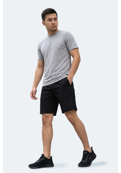 Slazenger Hugger Erkek Gri Tişört
