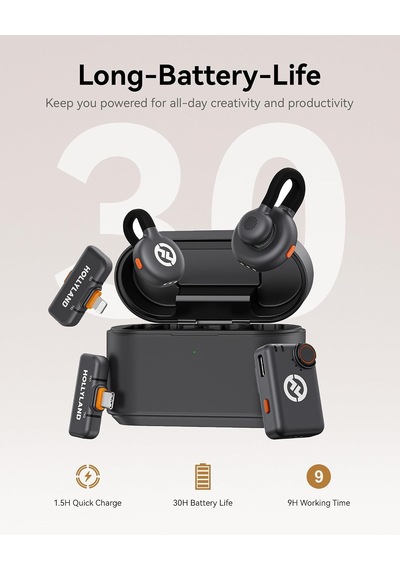 Hollyland Lark M2s Kablosuz Yaka Mikrofonu, Kamera, İphone, Android, Pc İçin, 300m Menzil, Titanyum Klips, 7g Hafif, Gürültü Engellemeli, 30 Saat Süre, Canlı Yayın Vlog İçin Yaka Mikrofonu Hollyland Lark M2s Kablosuz Yaka Mikrofonu, Kamera, İphone, Android, Pc İçin, 300m Menzil, Titanyum Klips, 7g Hafif, Gürültü Engellemeli, 30 Saat Süre, Canlı Yayın Vlog İçin Yaka Mikrofonu