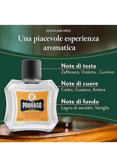 Lexroo Wood Spice Aftershave Balm 100ml 8004395007806