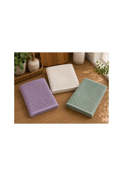 Renkli Mutfak Havlusu 30x50 Cm 3 Lü Set %100 Pamuk - Sagewhisper Çok Renkli