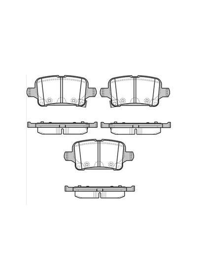 Opel İnsignia Arka Fren Balatasi 2018-2023 39037199 Lp3218 1.5 Cdtı, 1.6 Cdtı