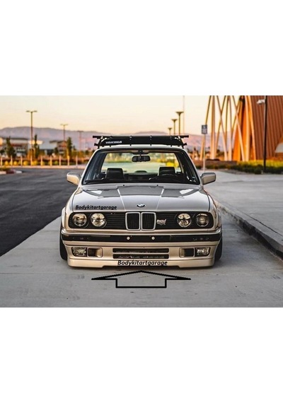 Bmw E30 Is Ön Tampon Lipi Mat Siyah Boyalı