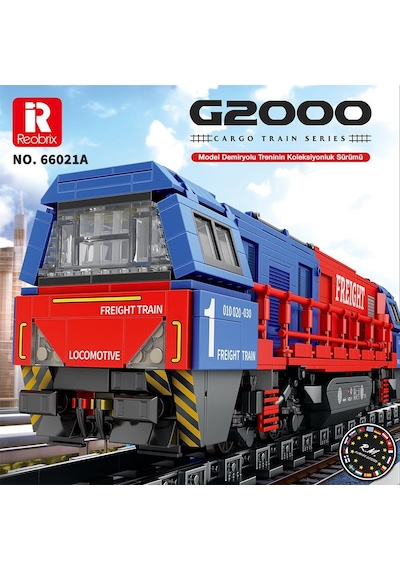 Reobrix Technic 66021 Avrupa Yük Treni G2000 European Freight Train Yaratıcı Yapı Blok Seti Building Blocks - 1980 Parça Reobrix Technic 66021 Avrupa Yük Treni G2000 European Freight Train Yaratıcı Yapı Blok Seti Building Blocks - 1980 Parça