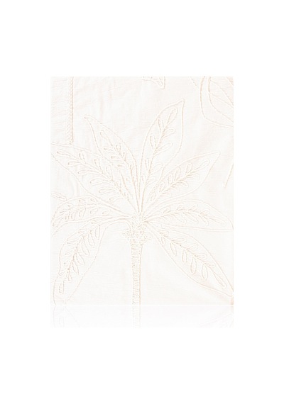 The Mia Throw Koltuk Şalı Püsküllü Krem 170x130 Krem