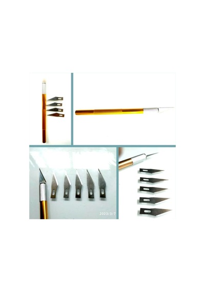 Omeniv Gold Maket Bıçağı ve Yedek Bıçak Seti