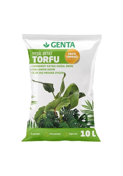 Ayrex Genta Yeşil Yapraklı Bitkiler İçin Torf Toprak 10 Lt 0,250