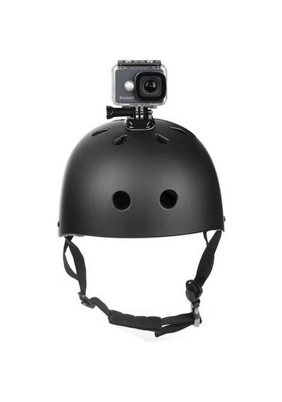 Oem Marka Gp11 Aksiyon Kameraları İçin Kask Bağlantı Aparatı Seti K2 Siyah