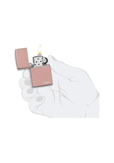 Zippo Çakmak 49190Zl Classic High Polish Rose Gold Zippo Logolu