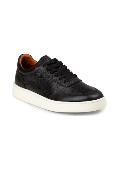 Deery Erkek Hakiki Deri Siyah Sneaker Ayakkabı - 04406msyhe01