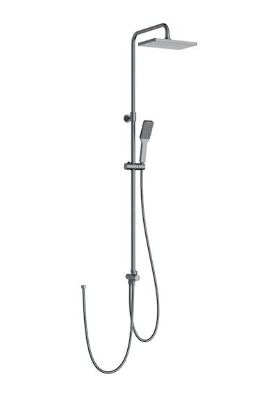 Creavit Sh660gr Gun Grey/metalik Gri Tepe Duş Sistemi Metalik Gri