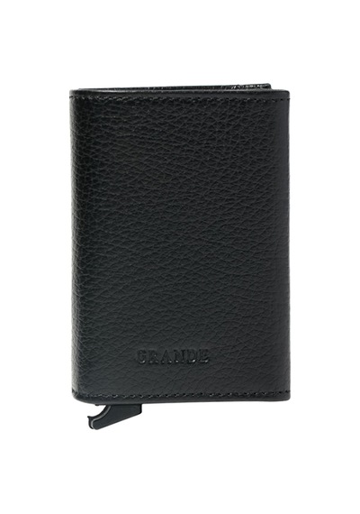 Siyah Cüzdan & Kartlık Unisex 725 Grande Deri Cüzdan Kartlık