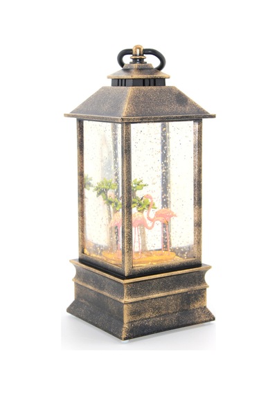 1 Adet Kar Küresi Işıklı Dekoratif Snow Globe Pille Çalışan 23 X 9 Cm Masaüstü Süs Hediyelik