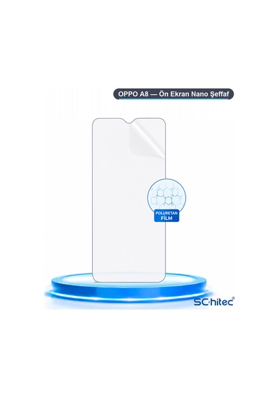 Oppo A8 Uyumlu Ön Yüzey Nano Şeffaf Hidrojel Ekran Koruyucu