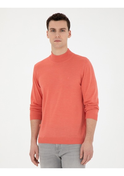 Pierre Cardin Erkek Somon Triko Kazak 50270055-vr047 Somon