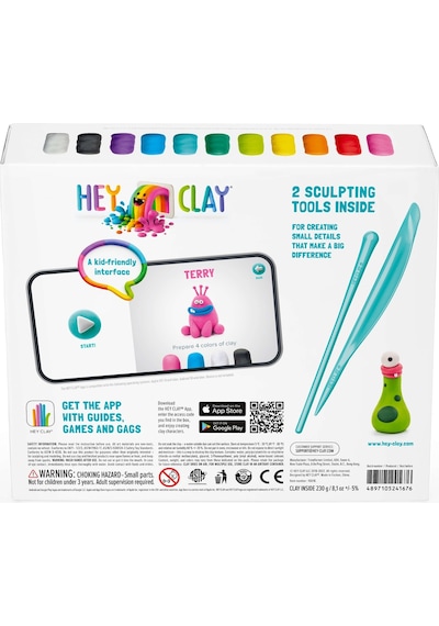 Hey Clay Hava İle Kuruyan Kil 15'li Kutu - Monsters