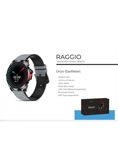 Venandin SMRGG-001 Raggıo Akıllı Saat (Distribütör Garantili)