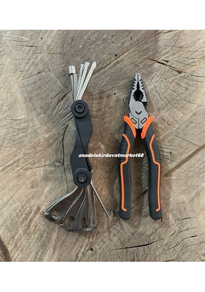 Tgt Pro Set 180mm Fit Pense Cobalt Çelik Pense Alyan Seti Anahtar Tornavida 2li Diğer