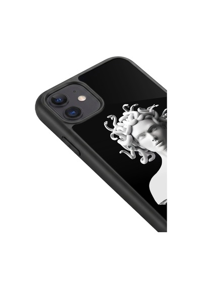 İphone 11 Uyumlu Medusa Desenli Kamera Korumalı Darbelere Dayanıklı Kılıf 911-medusa-iphone11