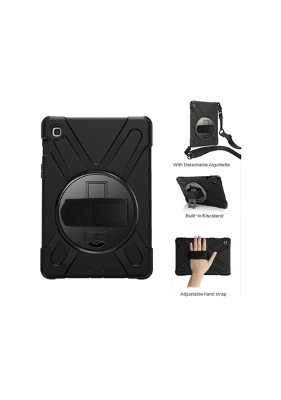 Lexroo Galaxy T720 Tab S5e Defender Tablet Silikon - Siyah