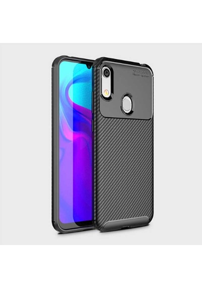 Huawei Honor 8A Kilif Karbon Silikon Case 389460273
