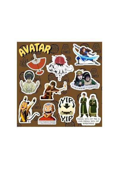 Avatar Sticker Seti Laptop Notebook Telefon Etiket Bullet Journal Abanoz