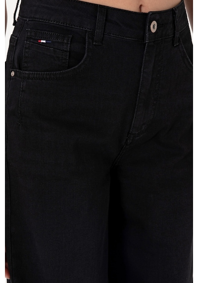 U.S. Polo Assn. Kadın Siyah Loose Fit Jean Pantolon 50308350-DN0027 U.S. Polo Assn. Kadın Siyah Loose Fit Jean Pantolon 50308350-DN0027