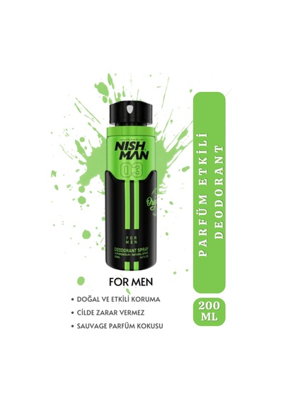 Erkek Sprey Deodorant 21 Saat Etkili Koruma - Wılder - 200 Ml