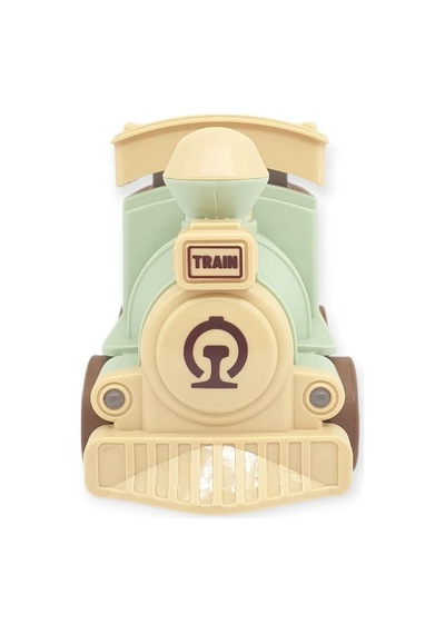 Oyuncak Tren Işıklı Sesli Bas Gitsin 14cm - Yeşil - 8068a