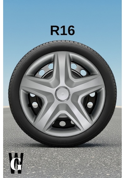 Renault Clio 4 16 İnç Jant Kapağı 4 Adet Gri G105