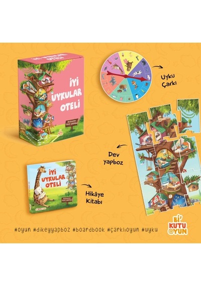 Bi Kutu Oyun İyi Uykular Oteli - Kitap Ve Oyun Seti