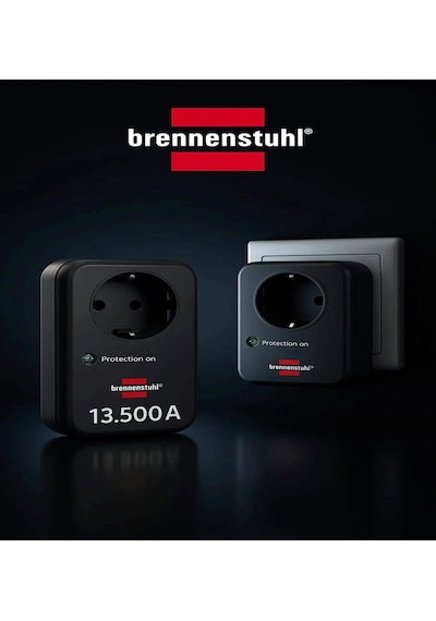 Primera Line 13.500 Mah Tek Soketli Akım Korumalı Priz Siyah kablosuz