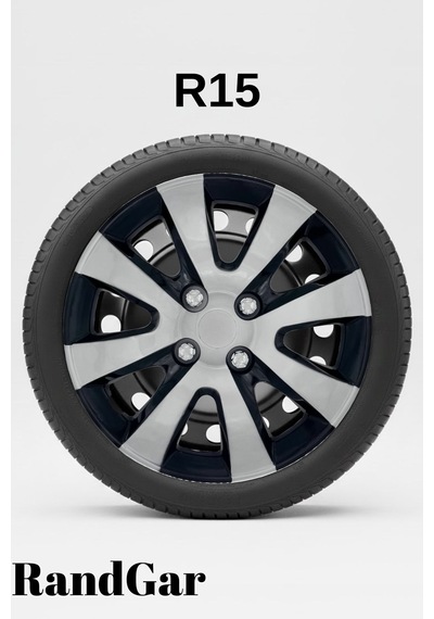 Renault Vel Satis 15 İnç Jant Kapağı 4 Adet Siyah Gri C101 Rand