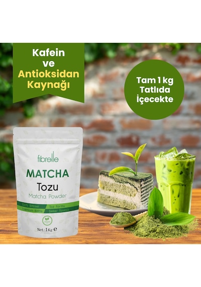 Fibrelle Matcha Saf 1 Kg Doypak