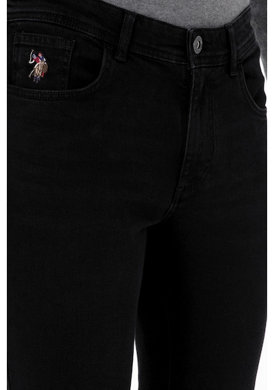 U.S. Polo Assn. Erkek Siyah Slim Fit Jean Pantolon 50307720-DN0027 U.S. Polo Assn. Erkek Siyah Slim Fit Jean Pantolon 50307720-DN0027