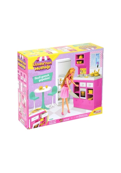 Fen Toys Linda'nın Aksesuarlı Oyuncak Aşçı Mutfak Seti
