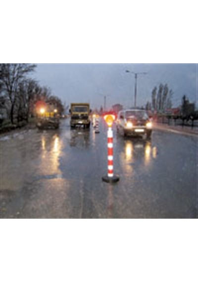 İleri Trafik Dubalı Uyarı Dikmesi 534231115 110 x 1200 MM Reflektifli 10'lu Set