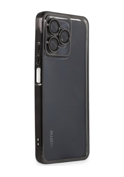 Realme C53 Kılıf Razer Lensli Silikon - Siyah Bz8683140654184