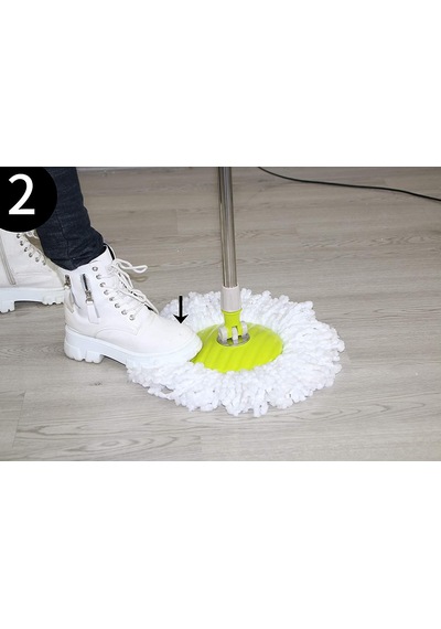 Plastik Twester Mop Dönerli Viliedalar İçin