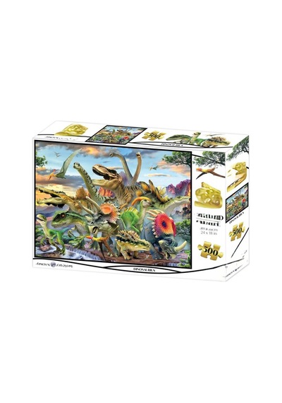 Dinozorlar 500 Parça Yetişkin Puzzle