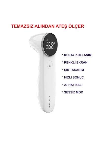 Jumper Temassız Ateş Ölçer Kızıl Ötesi Ve Alından Termometre Jpd-fr204