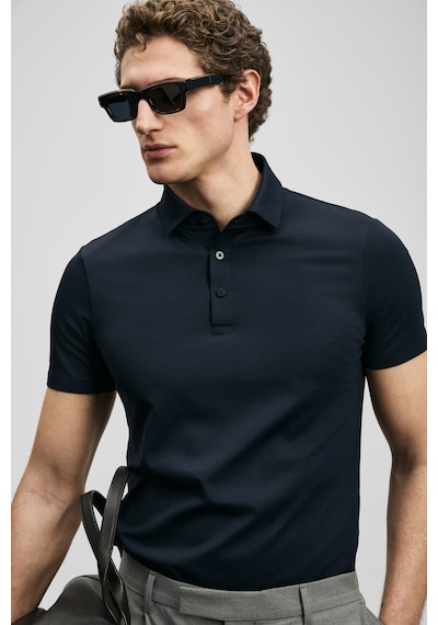 Lufian Jaxon Hi- Tech Performance Dikişsiz Polo Tişört Lacivert 111040241100200