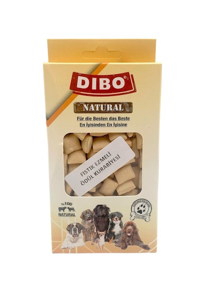Dibo Köpekler İçin Fıstık Ezmeli Ödül Kurabiyesi 80 G