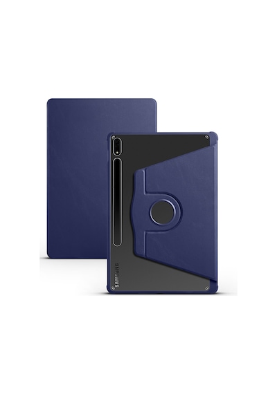 Galaxy Uyumlu Tab S7 Plus T970 Kılıf Termik Kalem Bölmeli Dönebilen Standlı Kılıf